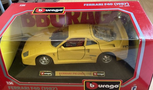 Bburago yellow ferrari - bburago,
