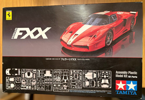 Tamiya ferrari fxx plastic car - ferrari,